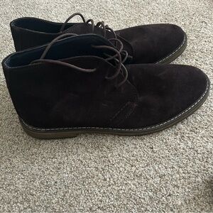 Joseph Abboud chocolates brown suede memory foam chukka boot 13